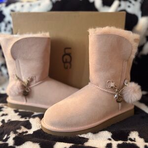 UGG Boots with Classic Short Charm size 9